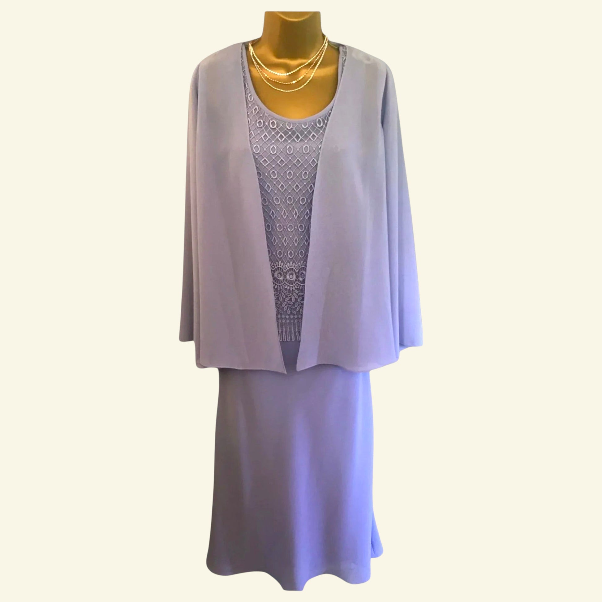 Cattiva New York Lilac Special Occasion Outfit UK 10 US 6 EU 38 - Timelessfashions