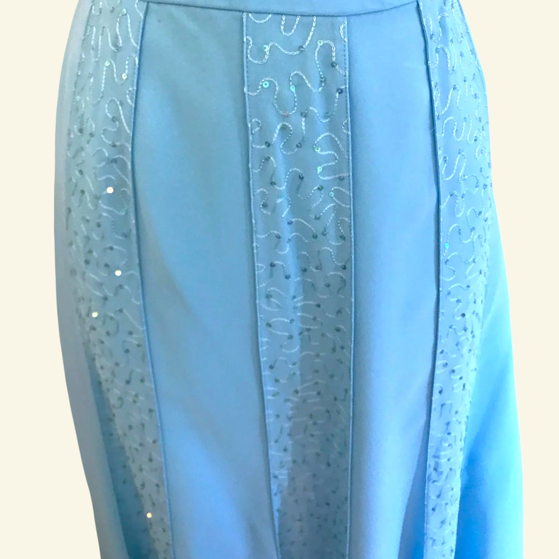 Gina Bacconi Turquoise Chiffon 3 Piece Special Occasion Outfit UK 12 US 8 EU 40 - Timelessfashions