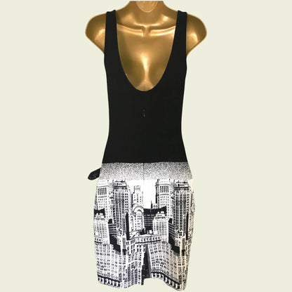 Hug An´ Co France Black & White Dress and Bolero UK 10 US 6 EU 38 - Timelessfashions