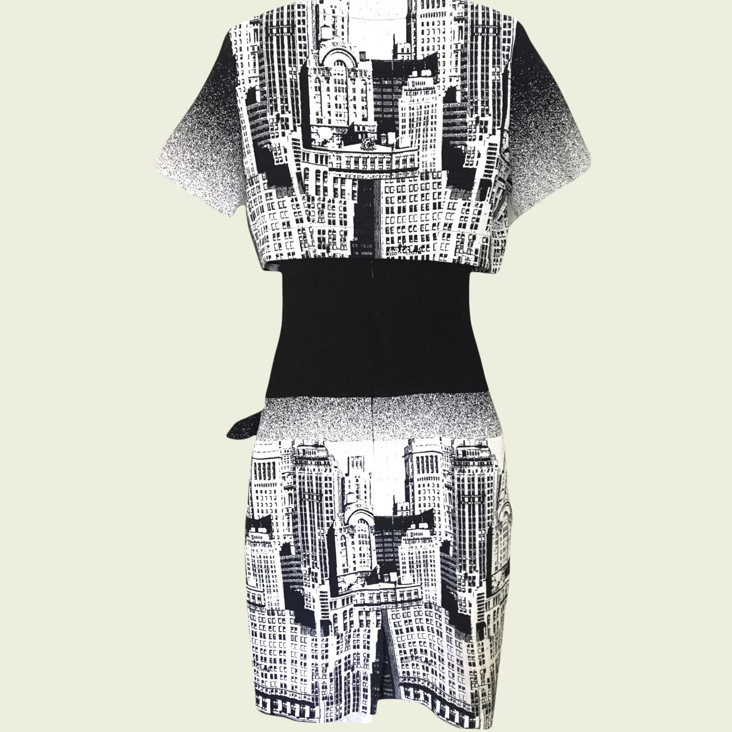 Hug An´ Co France Black & White Dress and Bolero UK 10 US 6 EU 38 - Timelessfashions