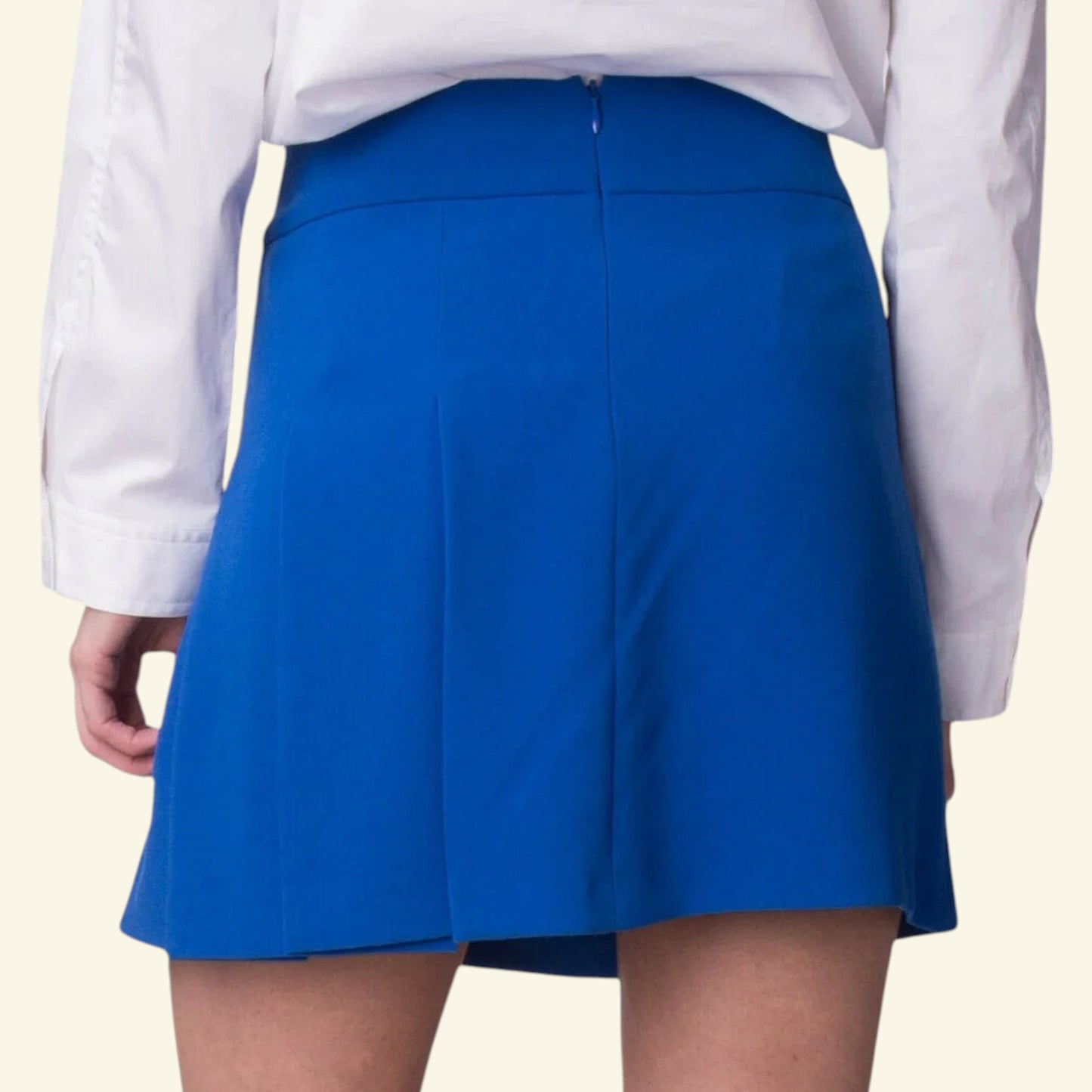 Joseph Blue Harold Pleated Crepe Tennis Skirt UK 12 US 8 EU 40 - Timelessfashions