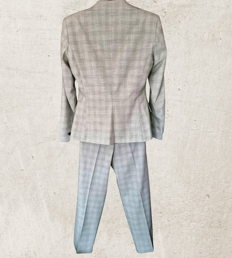 Zara Mint Green Stylish Two Piece Trouser Suit UK 10/12 US 6/8 EU 38/40 Timeless Fashions