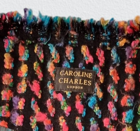 Caroline Charles Multicoloured Lined Jacket UK 16 US 12 EU 44 Timeless Fashions