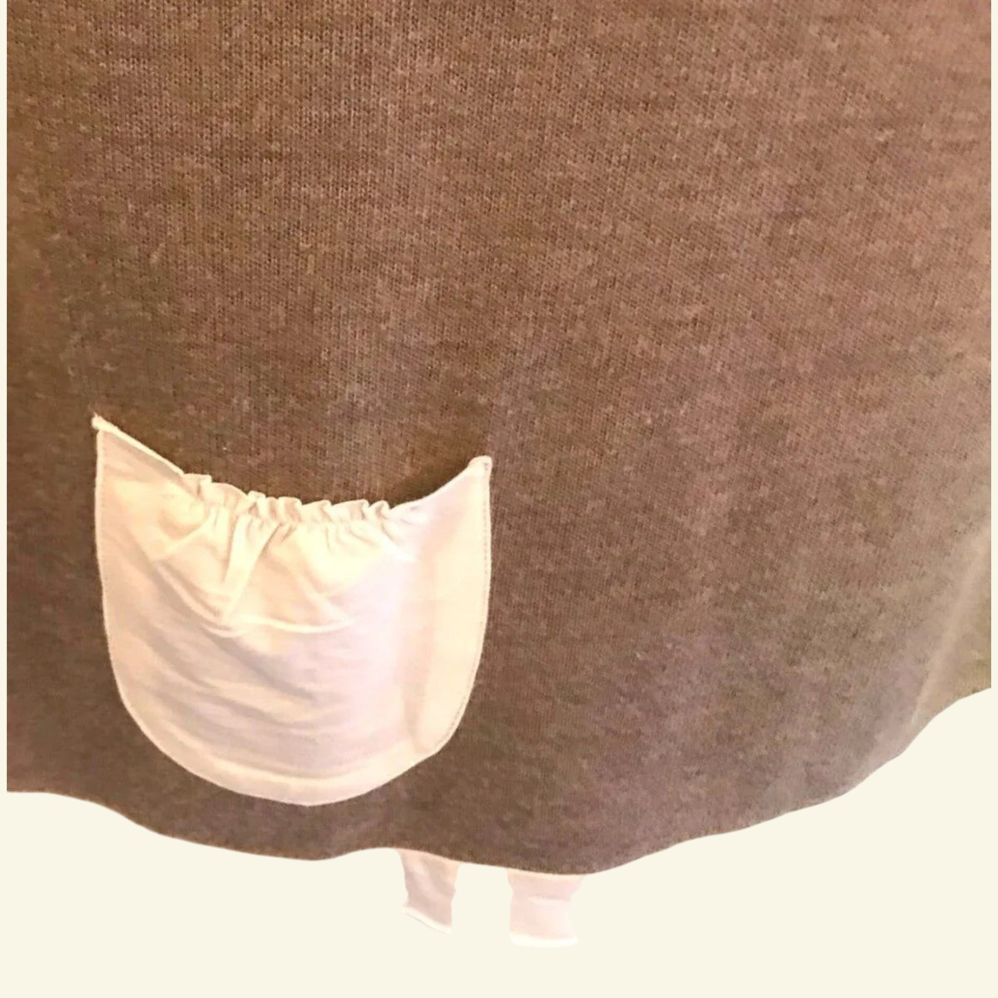 Lounge Lover Brown Soft Knit Dress UK 10 US 6 EU 38 - Timelessfashions