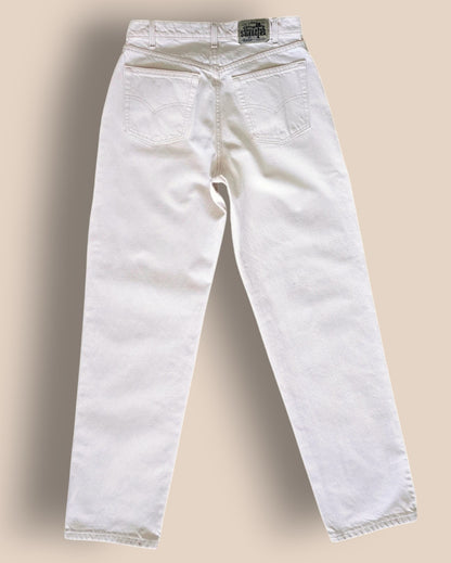 Levi Strauss Vintage Silver Tab Loose White Denim Straight Leg Jeans W33/L34 Timelessfashions