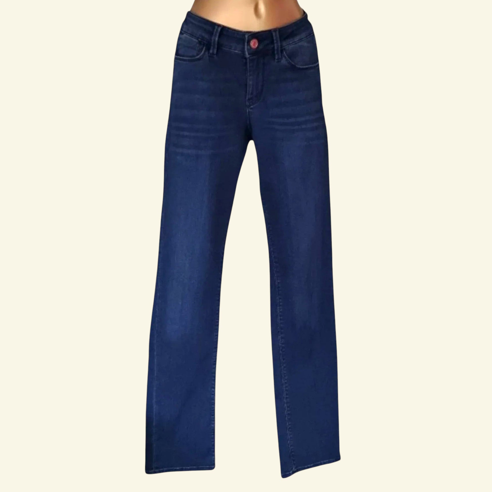 Guess Los Angeles 1981 Cigarette Mid Indigo Theraphy Jeans UK 12 US 8 EU 40 IT 44 - Timelessfashions
