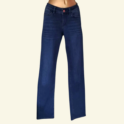 Guess Los Angeles 1981 Cigarette Mid Indigo Theraphy Jeans UK 12 US 8 EU 40 IT 44 - Timelessfashions