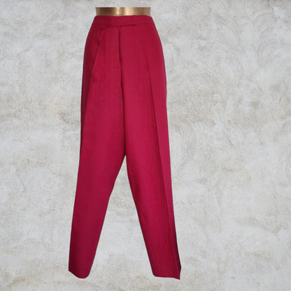 East Women's Pink Wide Leg Lined Trousers UK 12 US 8 EU 40 IT 44 Timeless Fashions