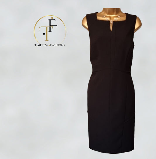 Atmosphere Women's Smart Black Lined Mini Dress UK 14 US 10 EU 42 Timeless Fashions
