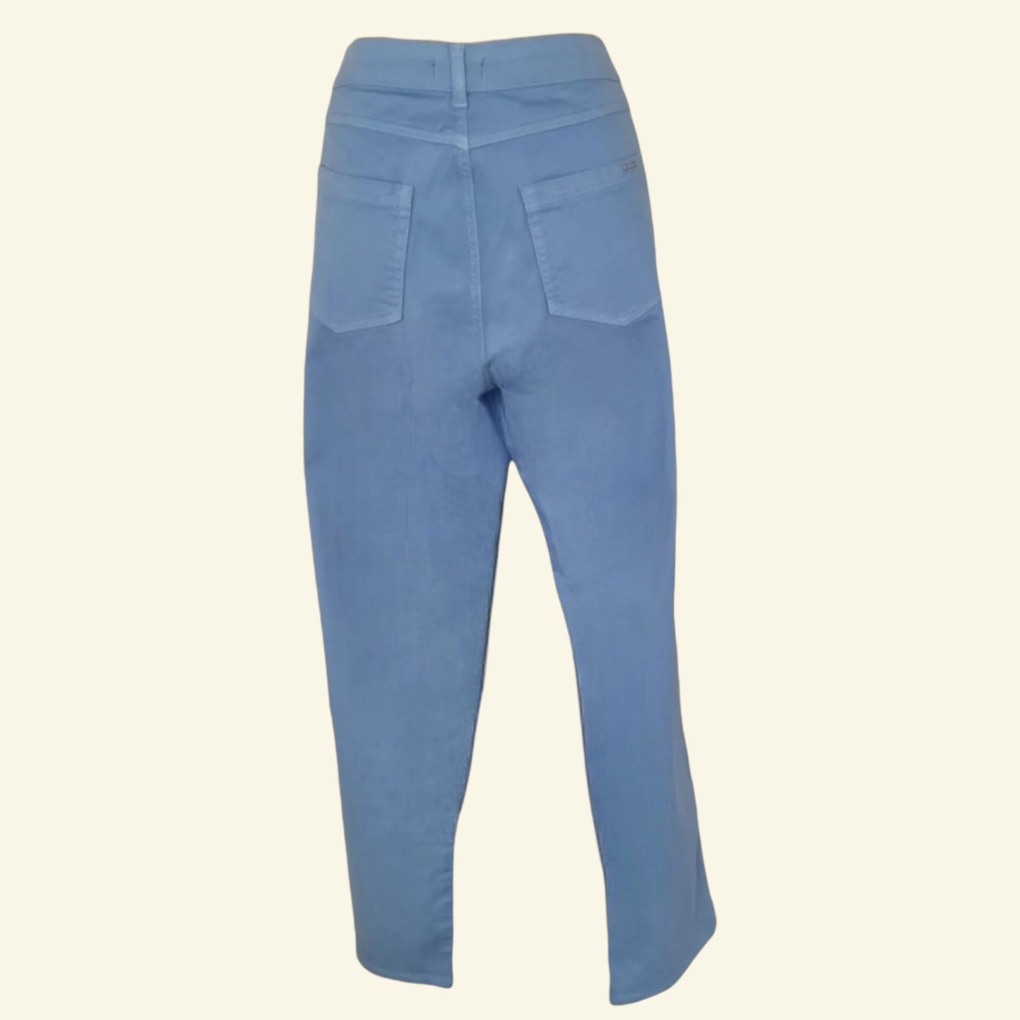 Pomodoro Blue Denim, Stretch Straight Leg Jeans UK 18 US 14 EU 48 - Timelessfashions