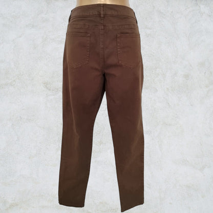 Michael Kors Women's Khaki Denim Skinny Jeans. UK 10 US 6 EU 38 Timeless Fashions