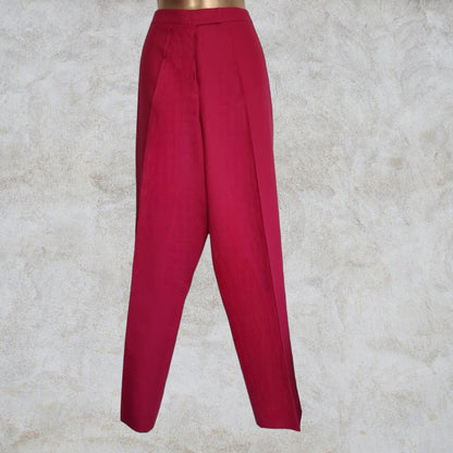 East Women's Pink Wide Leg Lined Trousers UK 12 US 8 EU 40 IT 44 Timeless Fashions