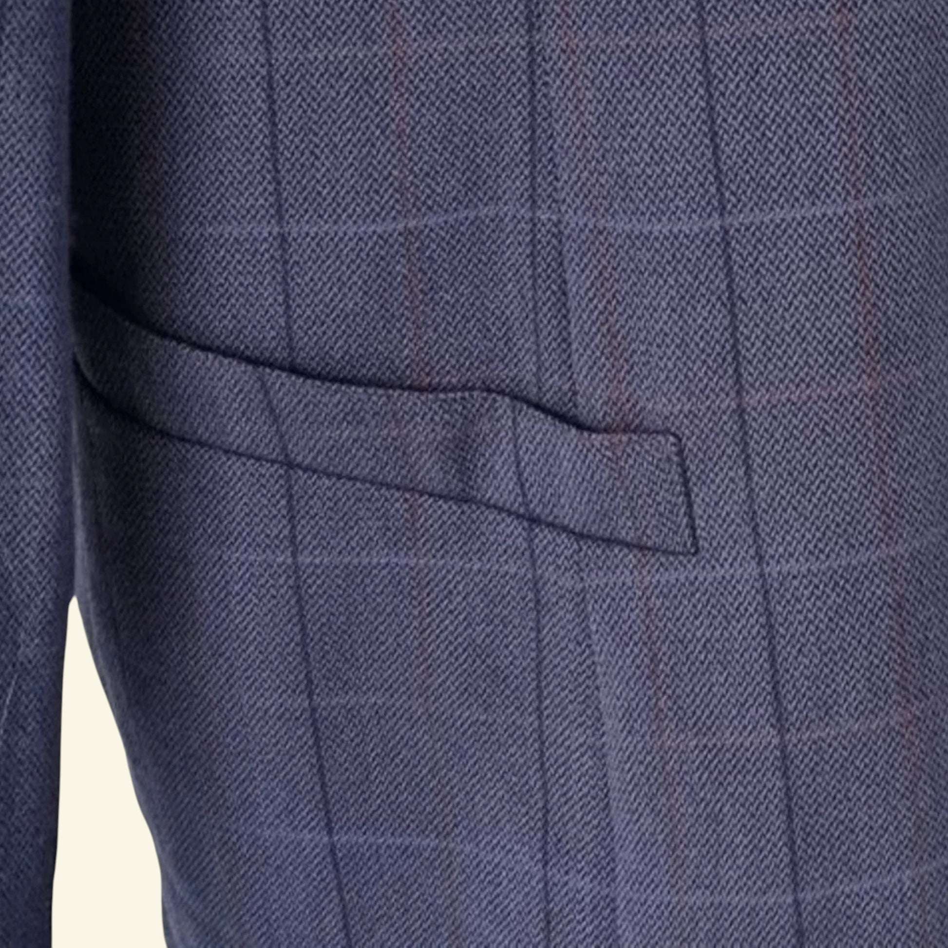 Cerruti 1881 Women's Blue Wool Jacket UK 18 US 14 EU 46 - Timelessfashions