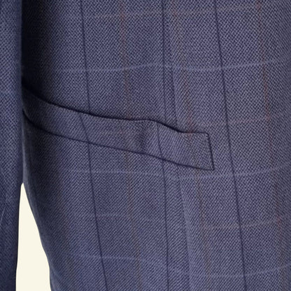 Cerruti 1881 Women's Blue Wool Jacket UK 18 US 14 EU 46 - Timelessfashions