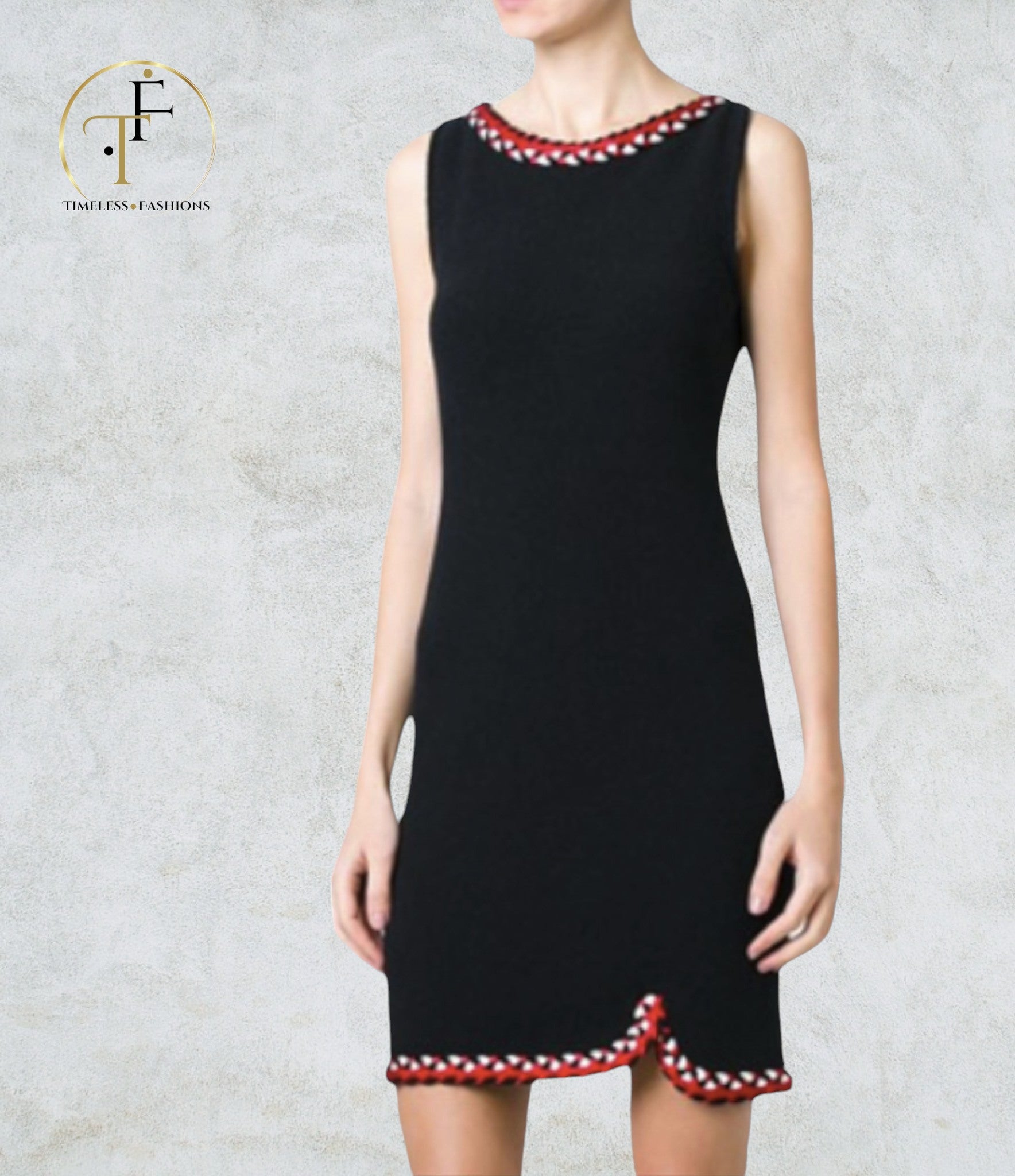 Boutique Moschino Black Cotton Mix Textured Pencil Dress UK 8 US 4 EU 36 IT 40 Timeless Fashions