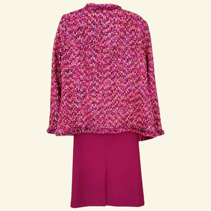 Apsley Tailors Womens Hand Made Cerise Suit UK 16 US 12 EU 44 - Timelessfashions