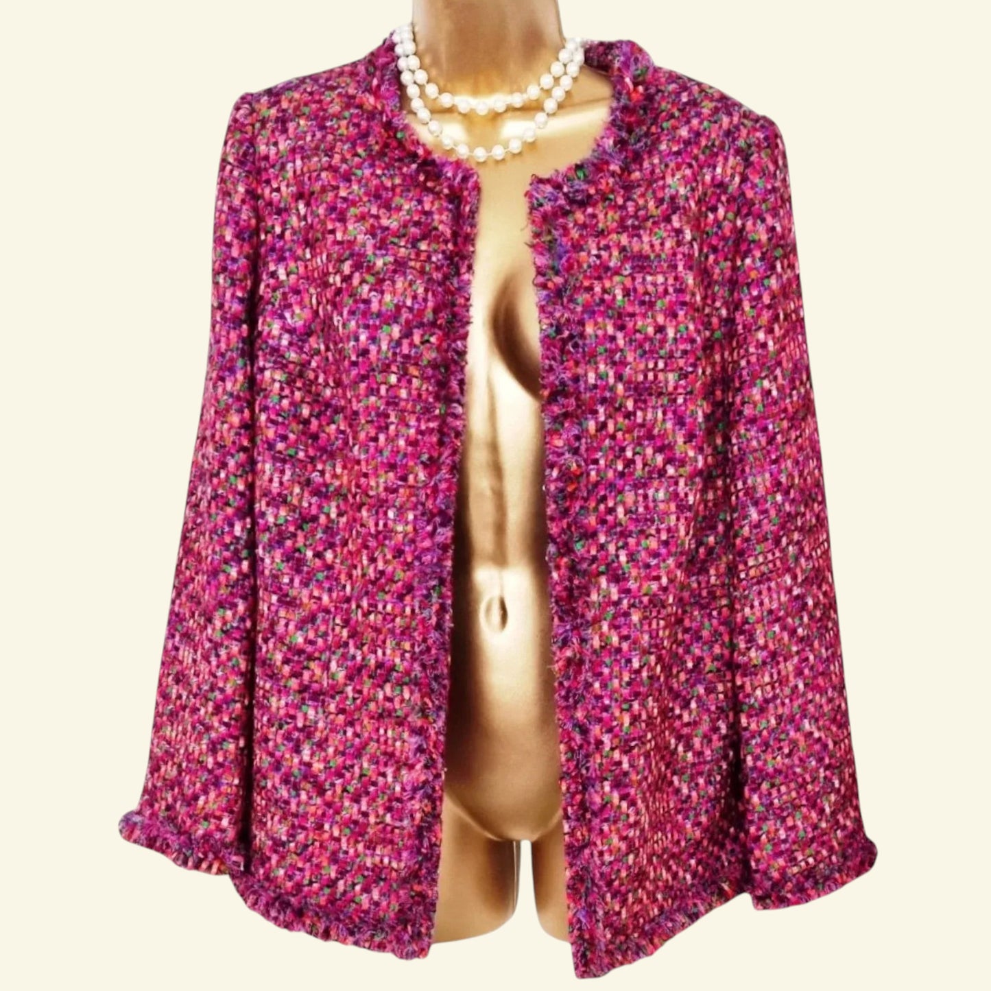 Apsley Tailors Womens Hand Made Cerise Suit UK 16 US 12 EU 44 - Timelessfashions
