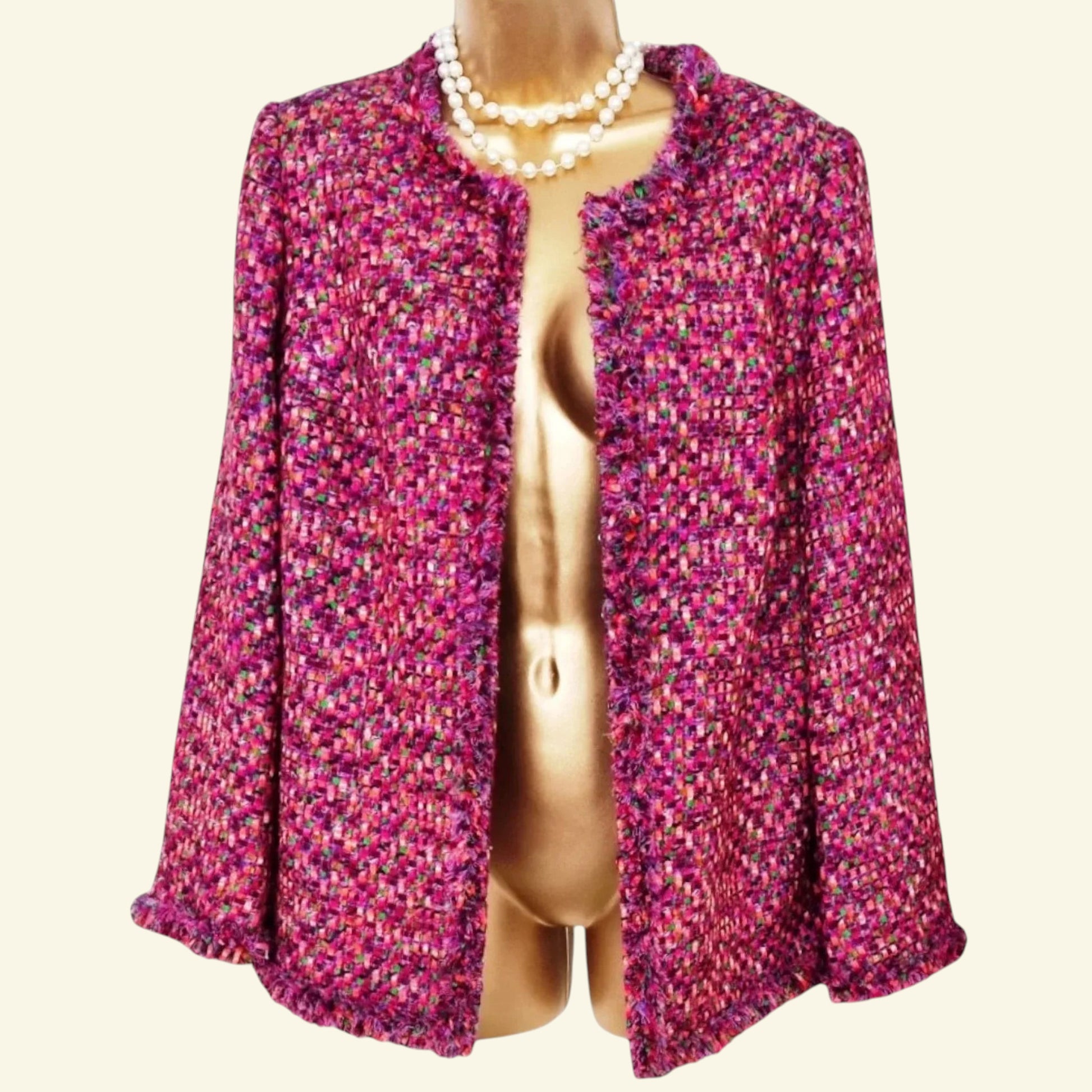 Apsley Tailors Womens Hand Made Cerise Suit UK 16 US 12 EU 44 - Timelessfashions
