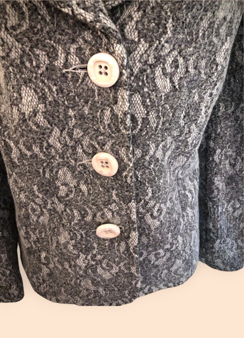 Libra Grey Tailored Winter Jacket UK 16 US 12 EU 44 Timeless Fashions