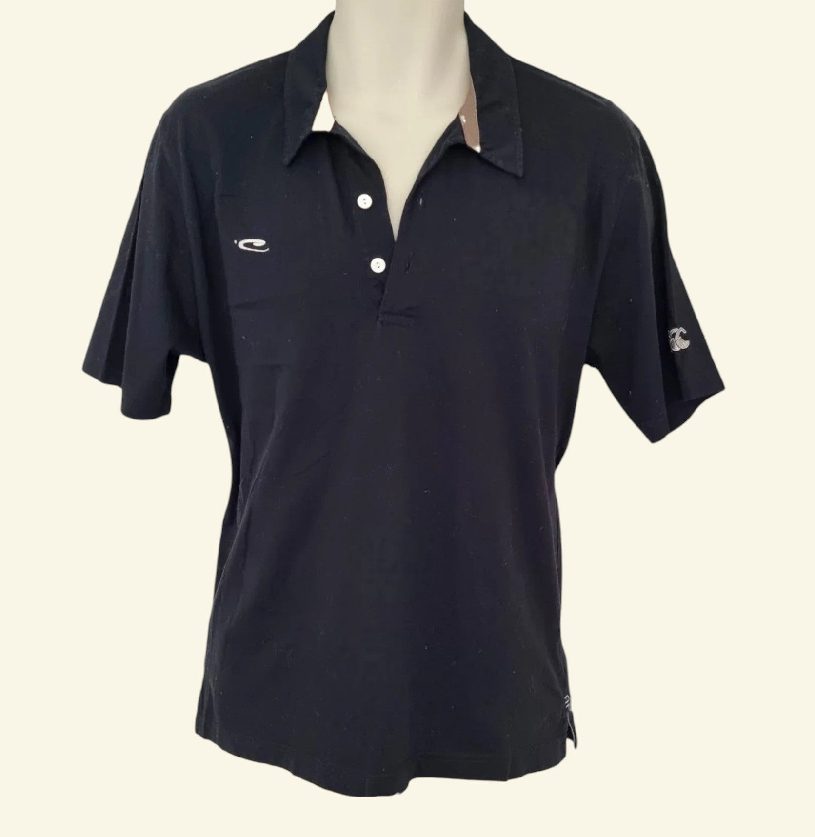 Canterbury Of New Zealand The Michael Campbell Collection Rugby Shirt Size M - Timelessfashions