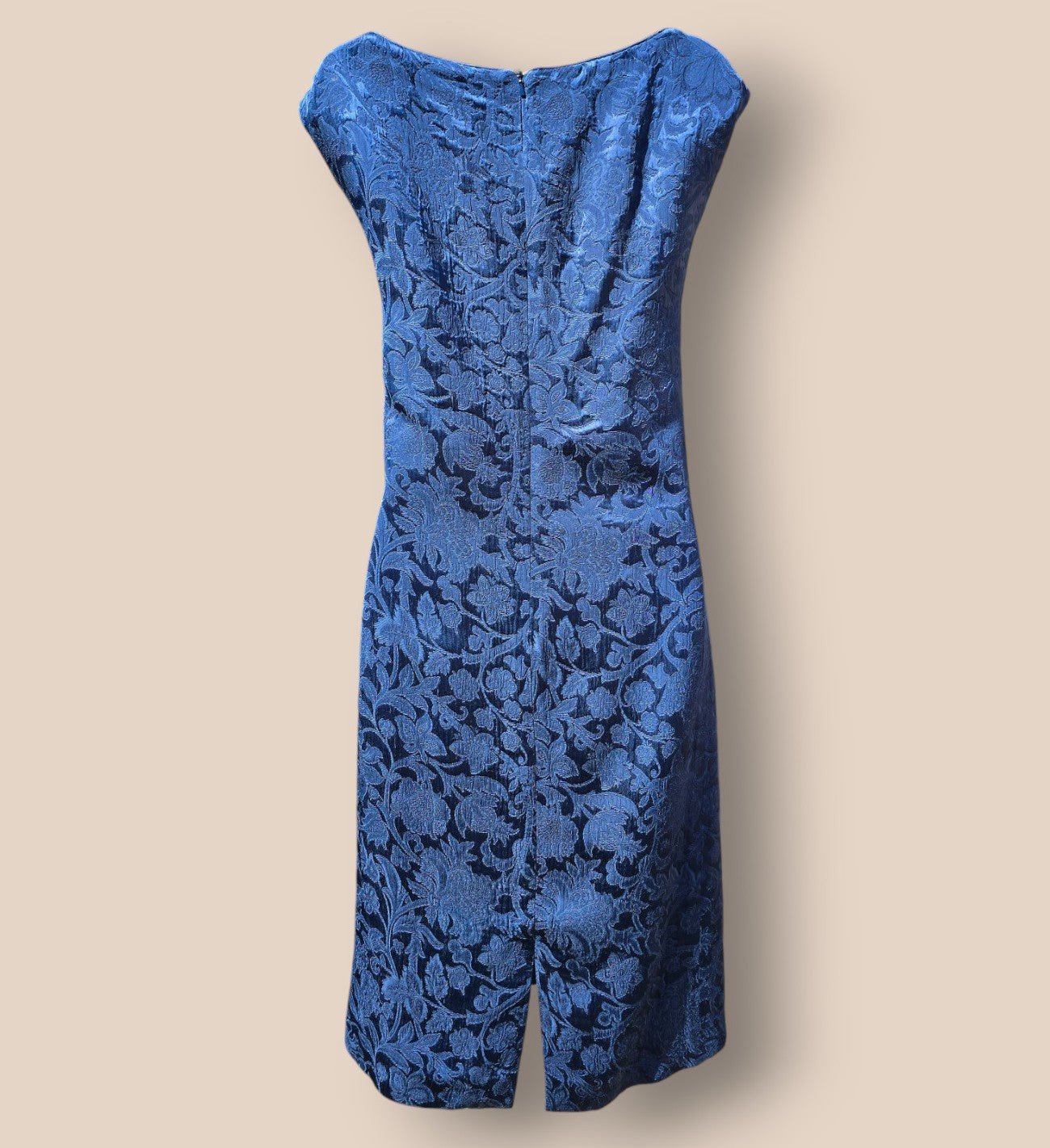 Caroline Charles Midnight Blue Dress & Jacket UK 20 US 16 EU 48 - Timelessfashions
