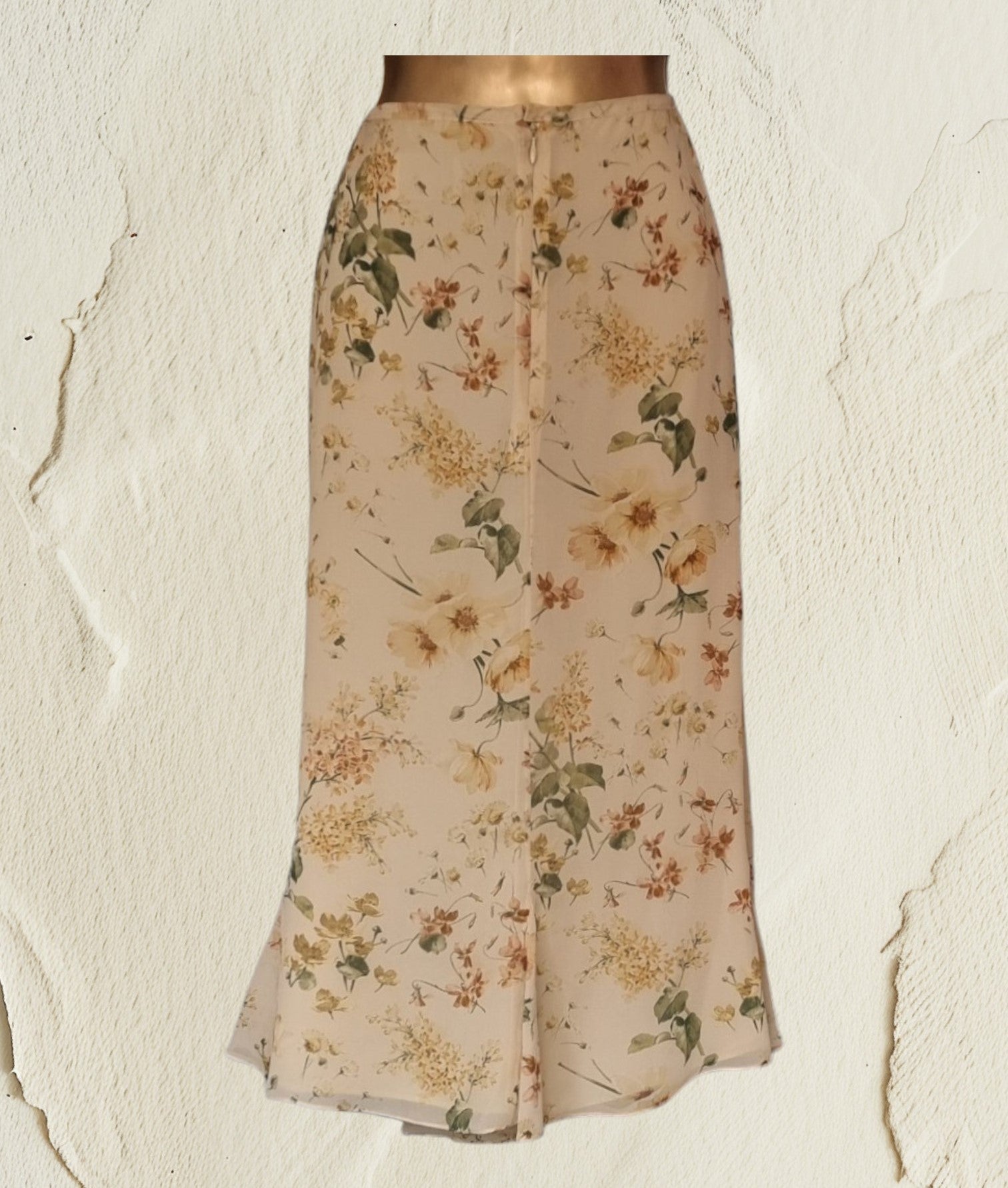 Caroline Charles Studio Vintage Silk Skirt & Blouse Set UK 16 US 12 EU 44 - Timelessfashions