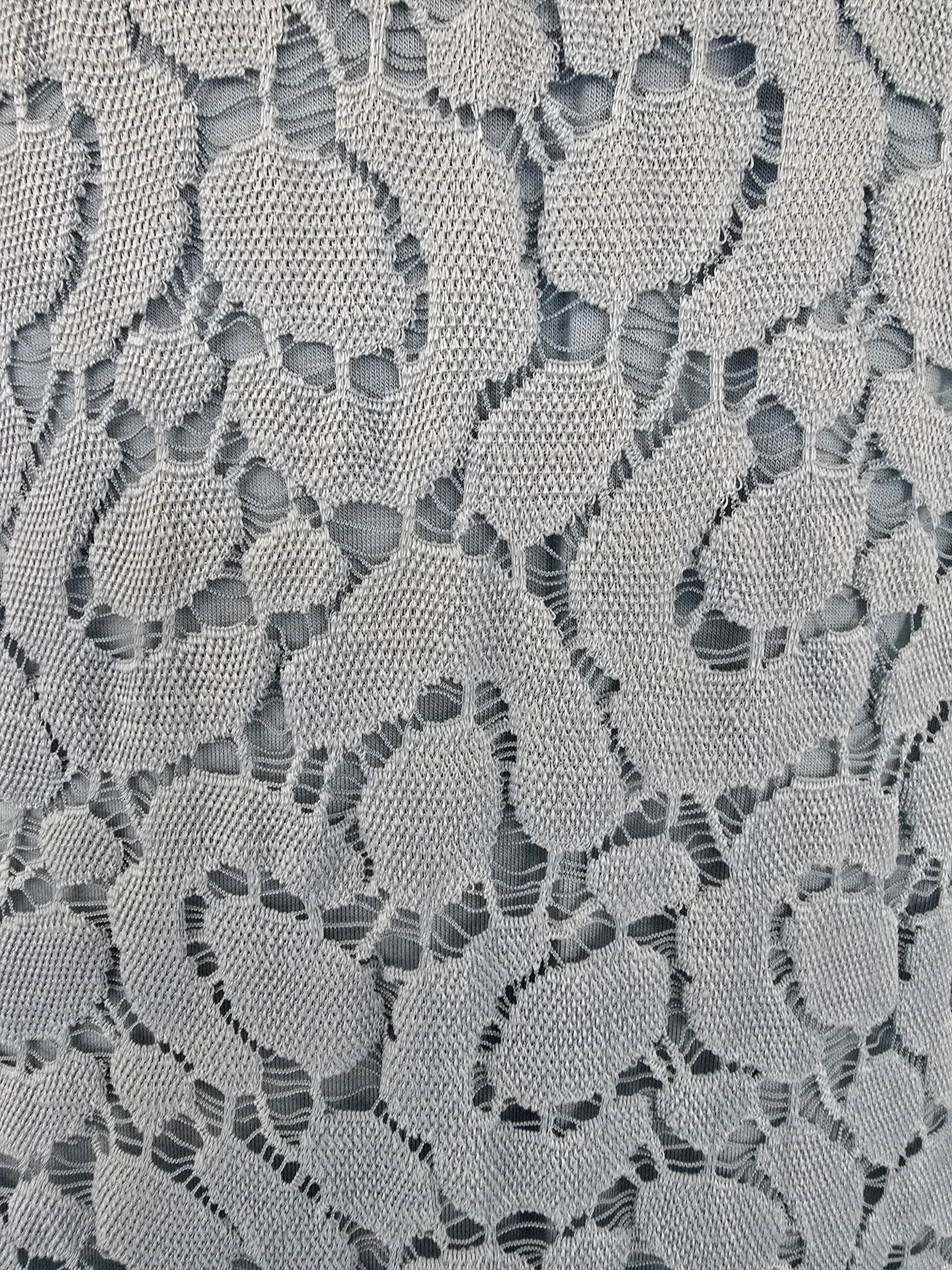 Damsel In A Dress Pale Blue Lace Effect Dress UK 14 US 10 EU 42 - Timelessfashions