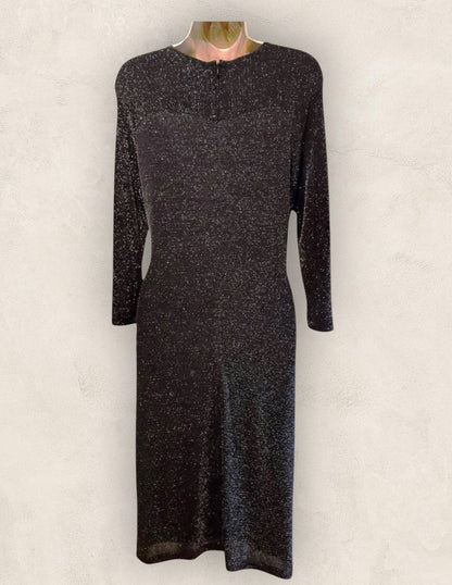 Damsel In a Dress Women’s Black Jersey Style Dress UK 14 US 10 EU 42 - Timelessfashions