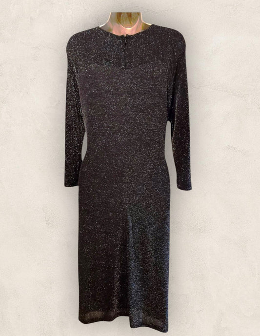 Damsel In a Dress Women’s Black Jersey Style Dress UK 14 US 10 EU 42 - Timelessfashions
