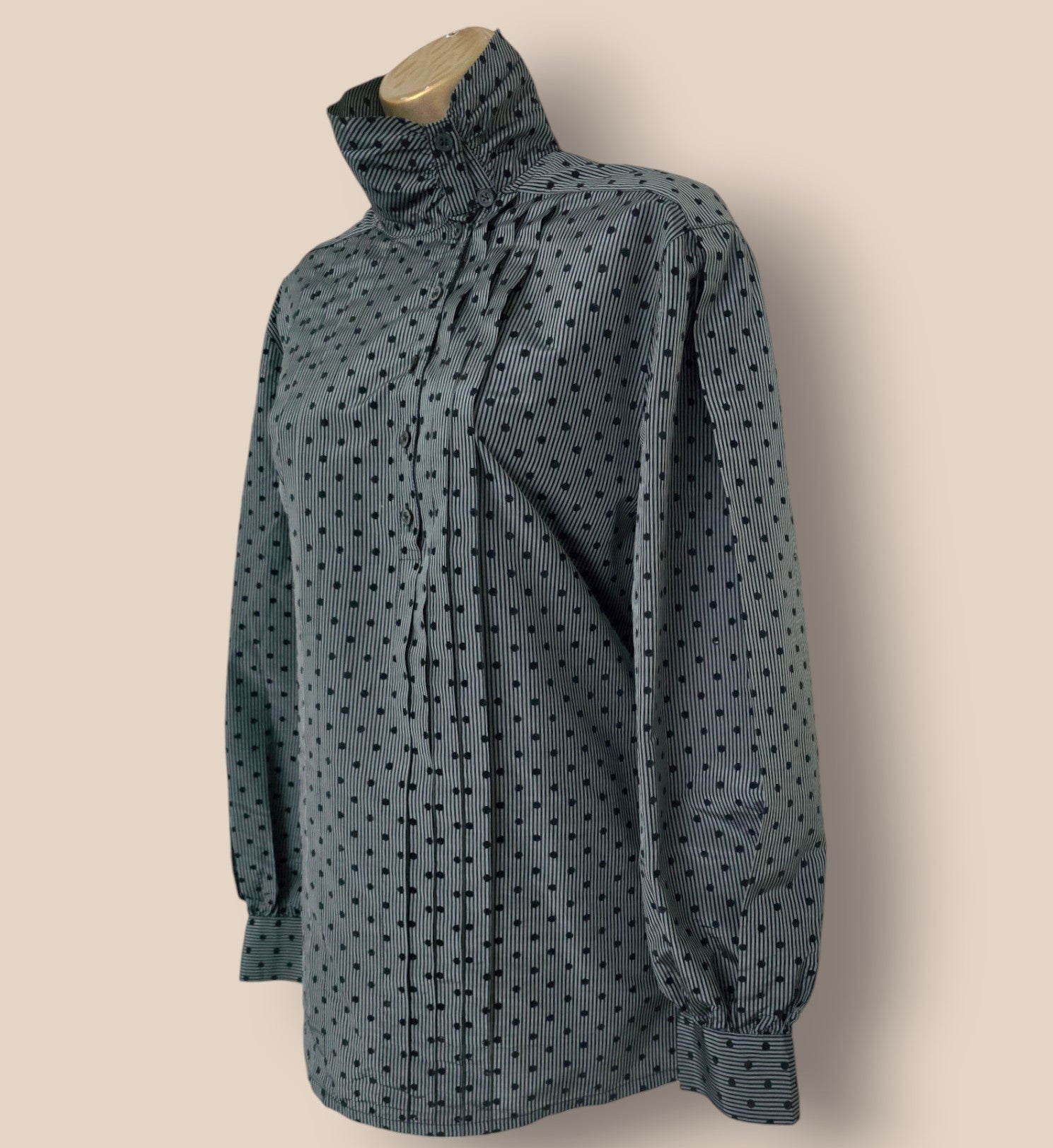 Escada Margaretha Ley Grey Silk Blouson UK 10 US 6 EU 38 IT 42 - Timelessfashions