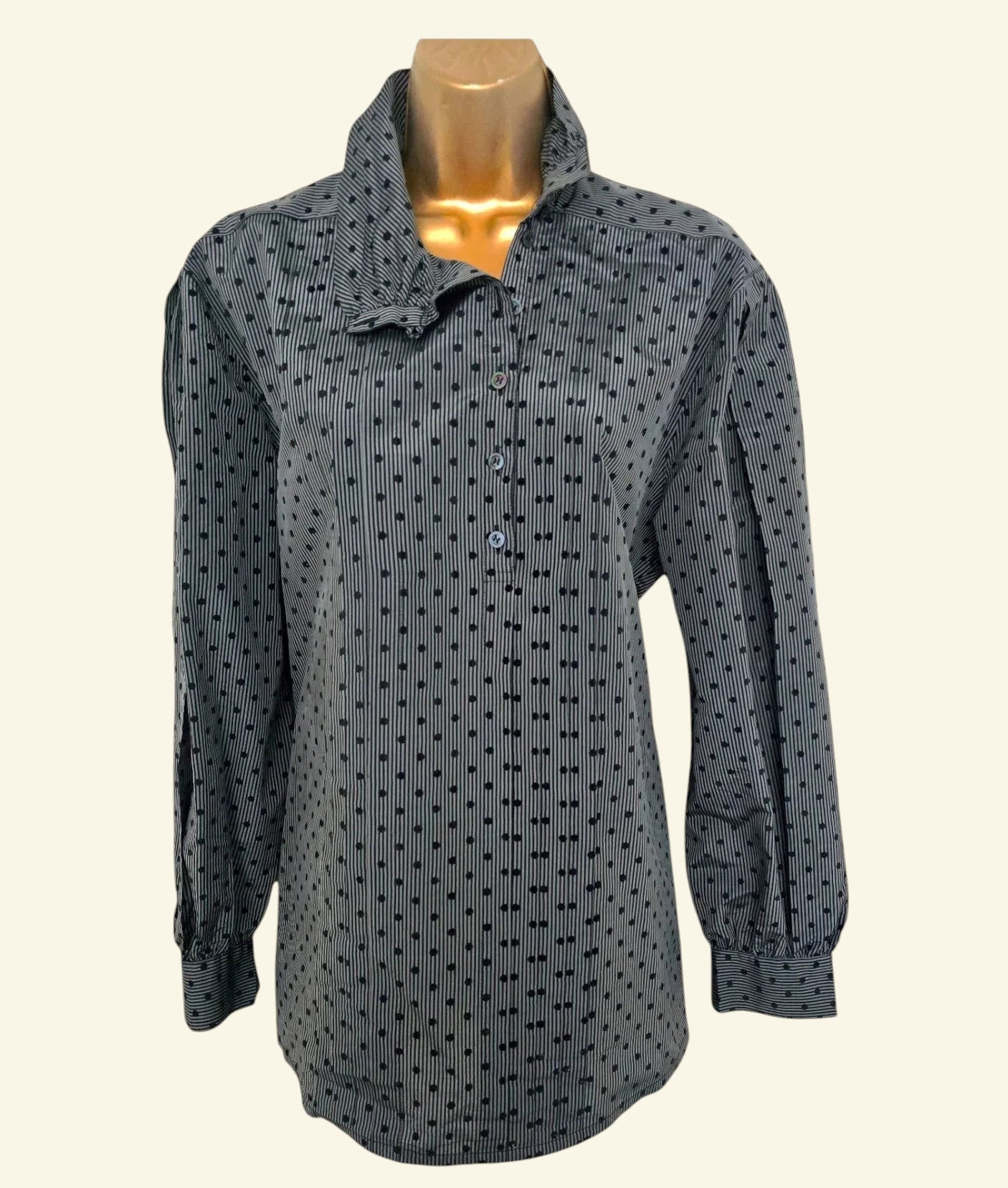 Escada Margaretha Ley Grey Silk Blouson UK 10 US 6 EU 38 IT 42 - Timelessfashions