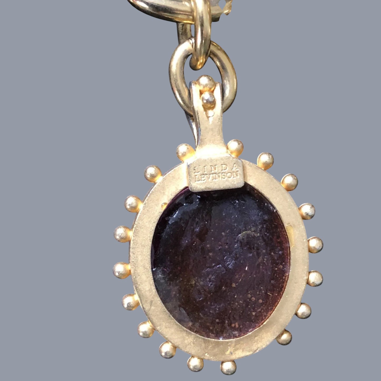 Linda Levinson Vintage Custom Designed Roman Coin Chain Necklace - Timelessfashions