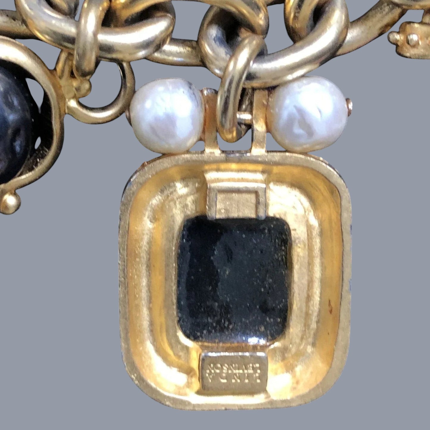 Linda Levinson Vintage Custom Designed Roman Coin Chain Necklace - Timelessfashions