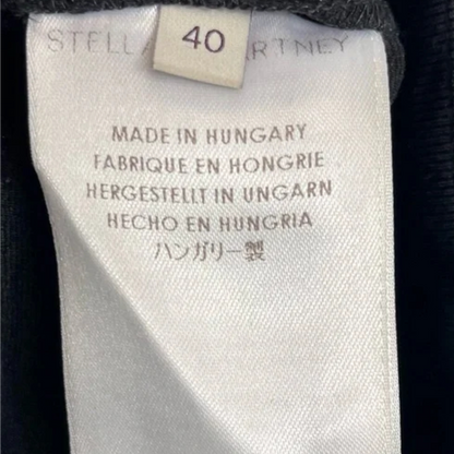 Label with 'Made in Hungary' text on a garment, featuring the brand 'Stella McCartney'.