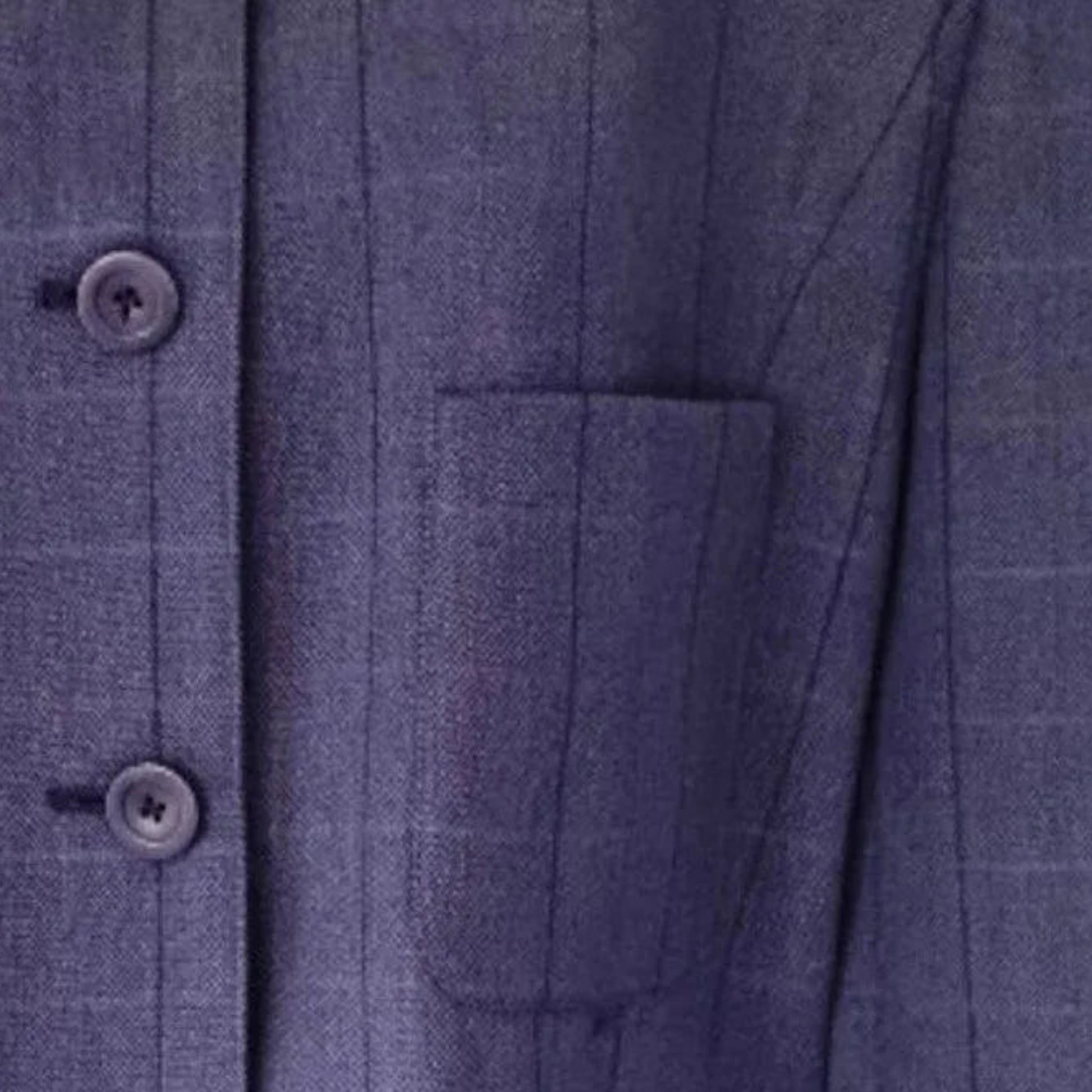 Cerruti 1881 Women's Blue Wool Jacket UK 18 US 14 EU 46 - Timelessfashions