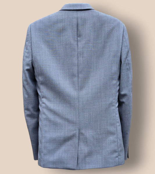 Next Mens Grey Slim Fit Long Line Single Breasted Jacket UK 40L - Timelessfashions