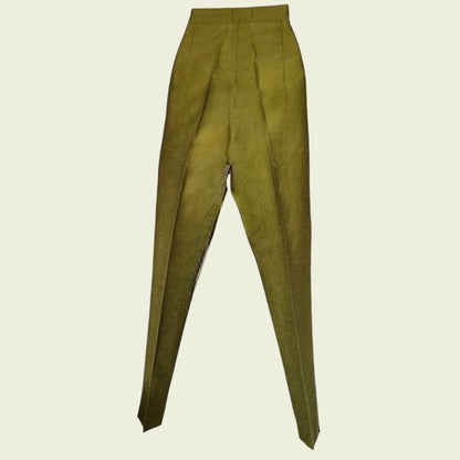 Monsoon Olive Green Women's Slim Fit Trousers UK 12 US 8 EU 40 - Timelessfashions