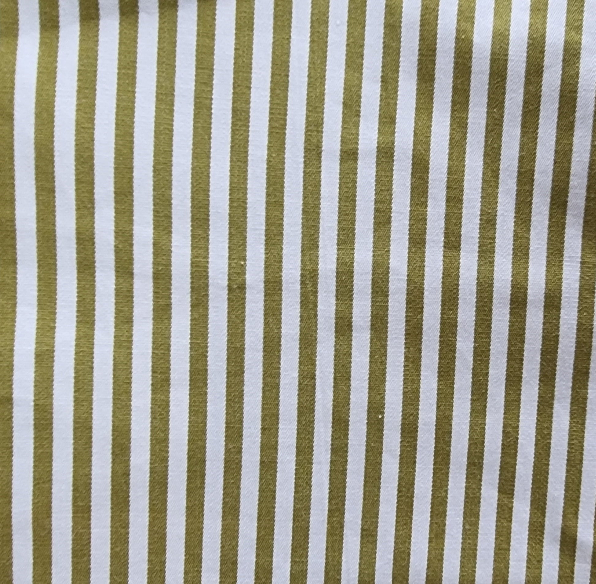 Richard James Saville Row Men’s Khaki Striped Shirt – Size 15 1/2 - Timelessfashions