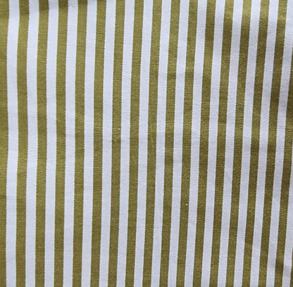 Richard James Saville Row Men’s Khaki Striped Shirt – Size 15 1/2 - Timelessfashions