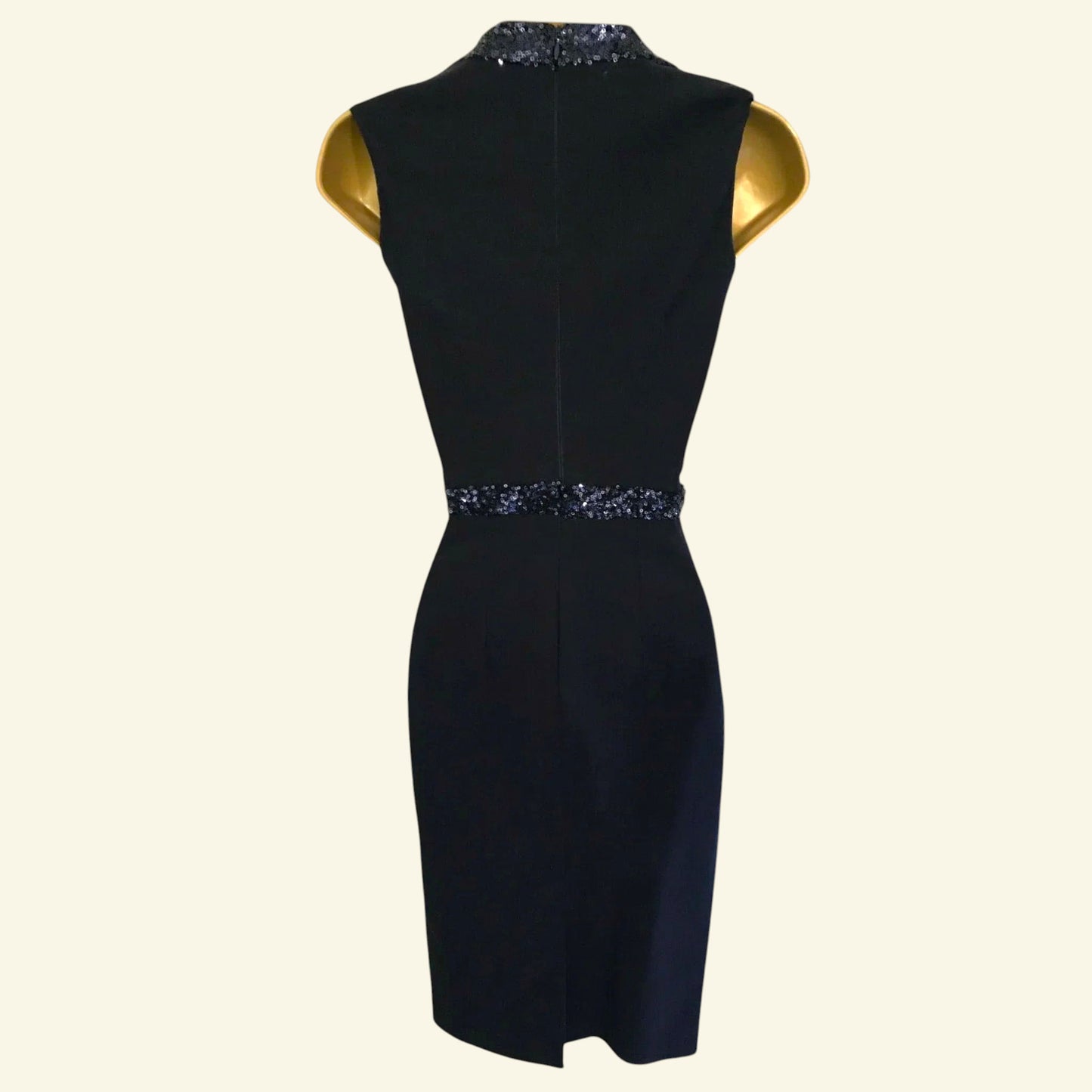 The Pretty Dress Company Women's Navy Sequin Bodycon Dress UK 6 - Timelessfashions