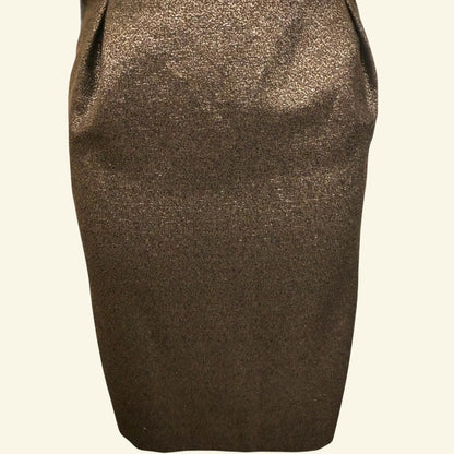 Reiss Della Black & Copper Corset Bustier Dress UK 12 US 8 EU 40 - Timelessfashions