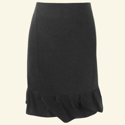 Joseph Black Puffball Pencil Mini Skirt UK 14 US 10 EU 42 - Timelessfashions
