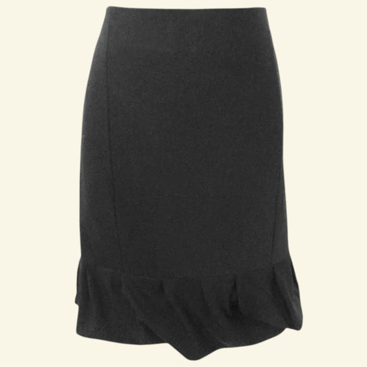Joseph Black Puffball Pencil Mini Skirt UK 14 US 10 EU 42 - Timelessfashions