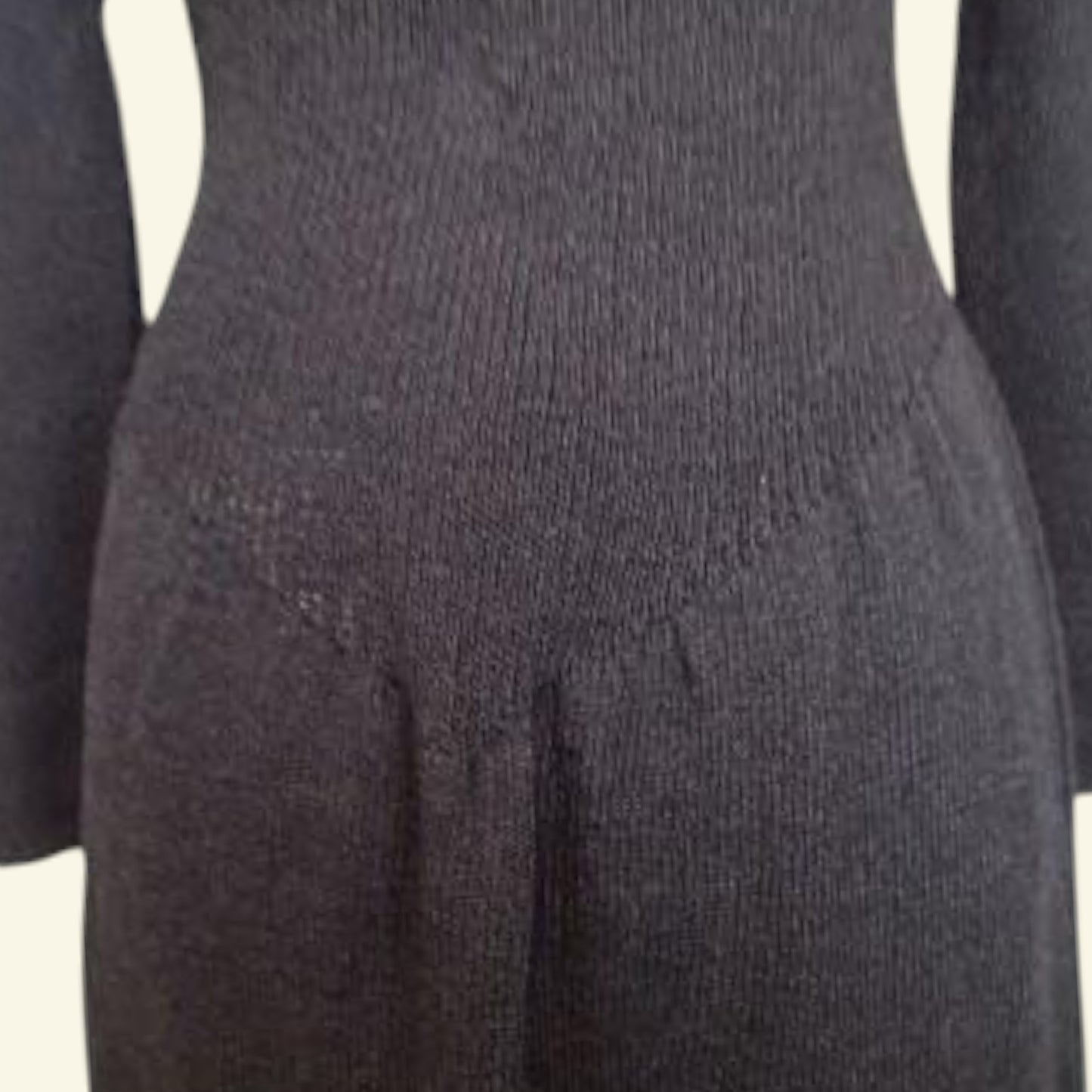 Pat Sandler For Saks Fifth Avenue 60’s Vintage Black Sequined Dress UK 8 US 4 EU 36 - Timelessfashions