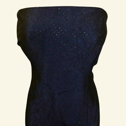 Samuel Marks Navy Sparkly Maxi Dress, Prom UK 12 US 8 EU 40 - Timelessfashions