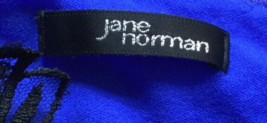 Jane Norman Azure Blue One Shoulder Maxi Dress UK 10 US 6 EU 38 Timeless Fashions