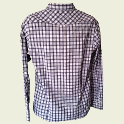 Plaid shirt on a light background