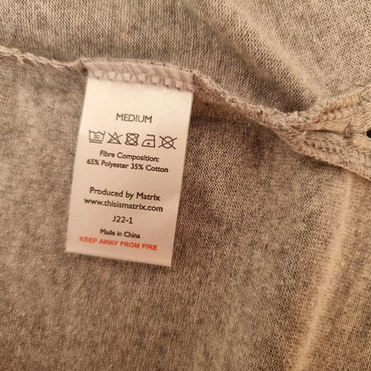 The White Company London Qatar Airways Mens Round Neck Top With Pocket Size M - Timelessfashions