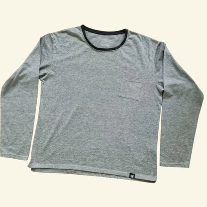 The White Company London Qatar Airways Mens Round Neck Top With Pocket Size M - Timelessfashions
