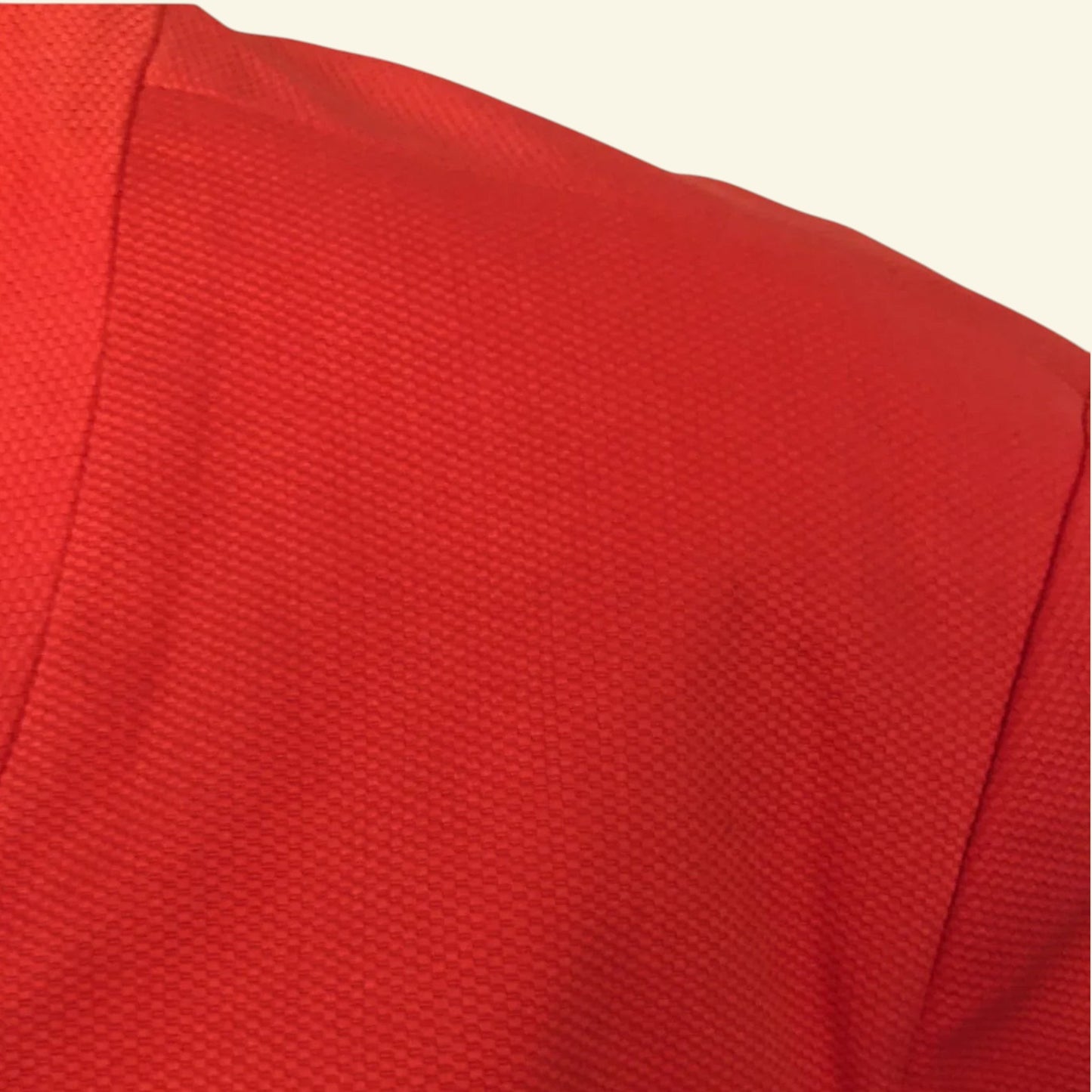 Libra coral short formal jacket, 97% cotton, 3% elastane. Textured weave, ideal for formal events or smart casual wear.